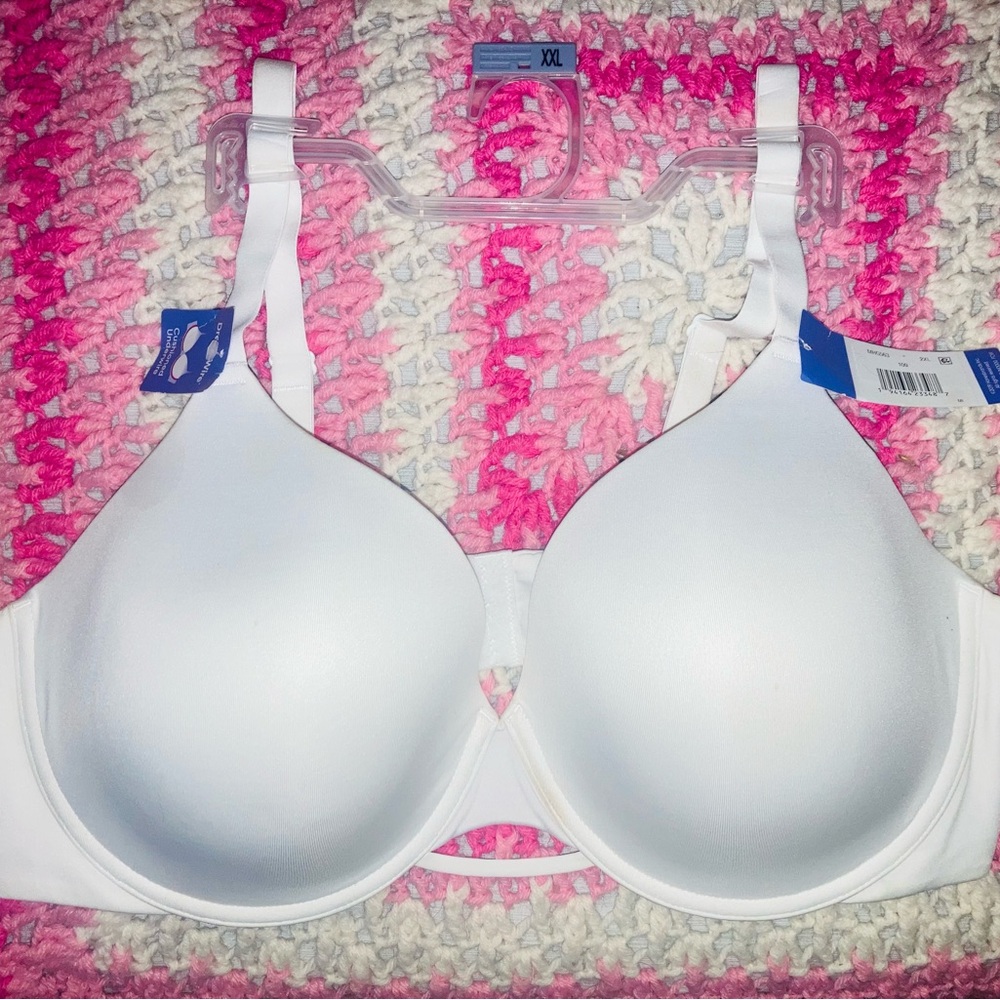 Hanes Pure White Comfort Bra